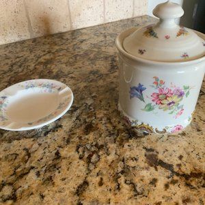 Set of Wedgewood and Dresden Porcelain Pieces